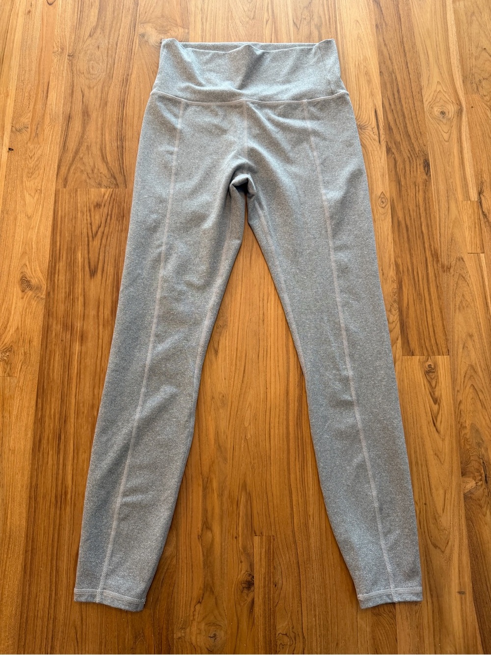 BYLT Leggings Women’s XS Fine Horizontal Striping Grey